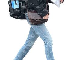 Image of woman carrying a backpack