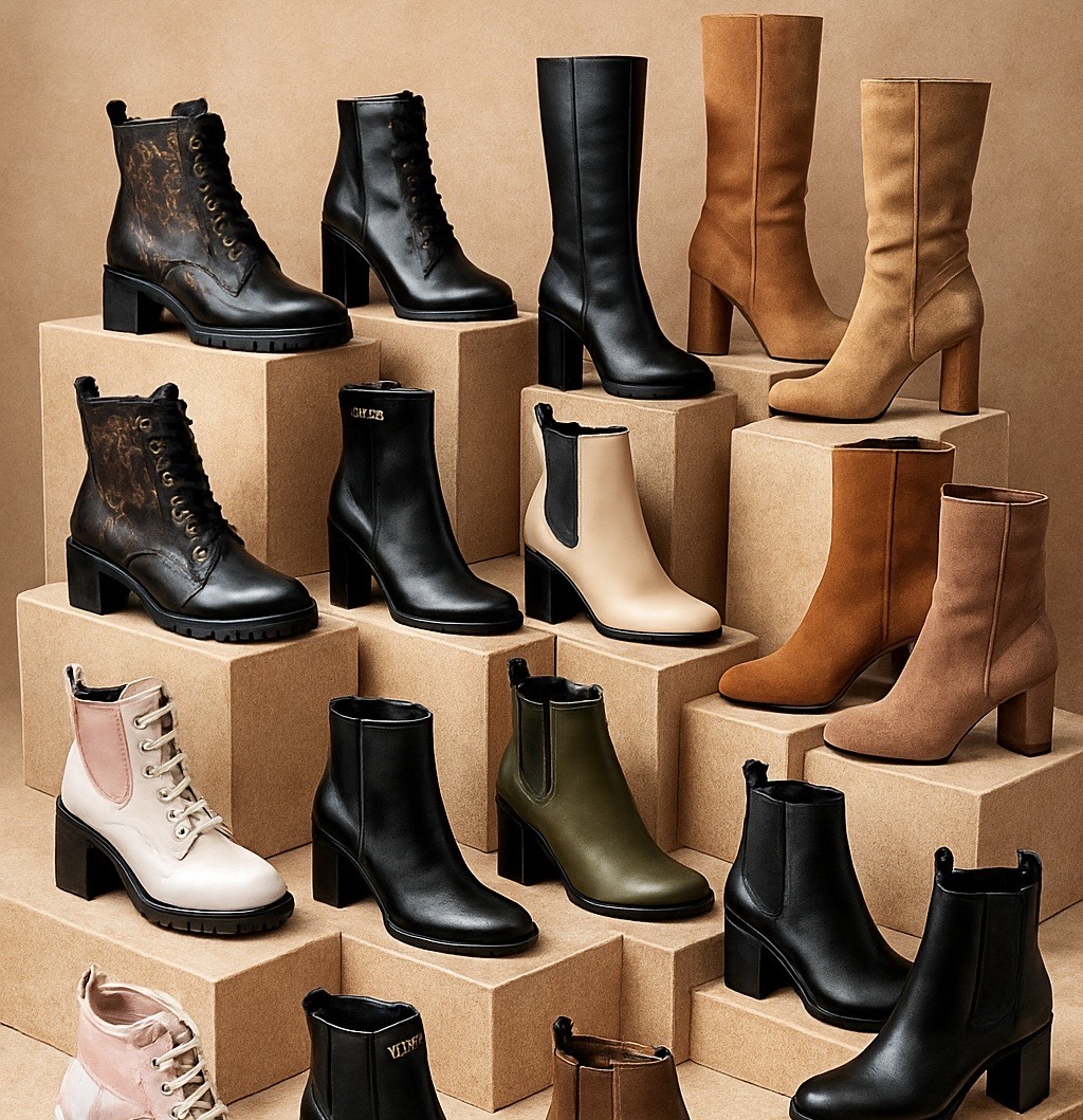 انواع مدل های بوت و نیم‌بوت زنانه