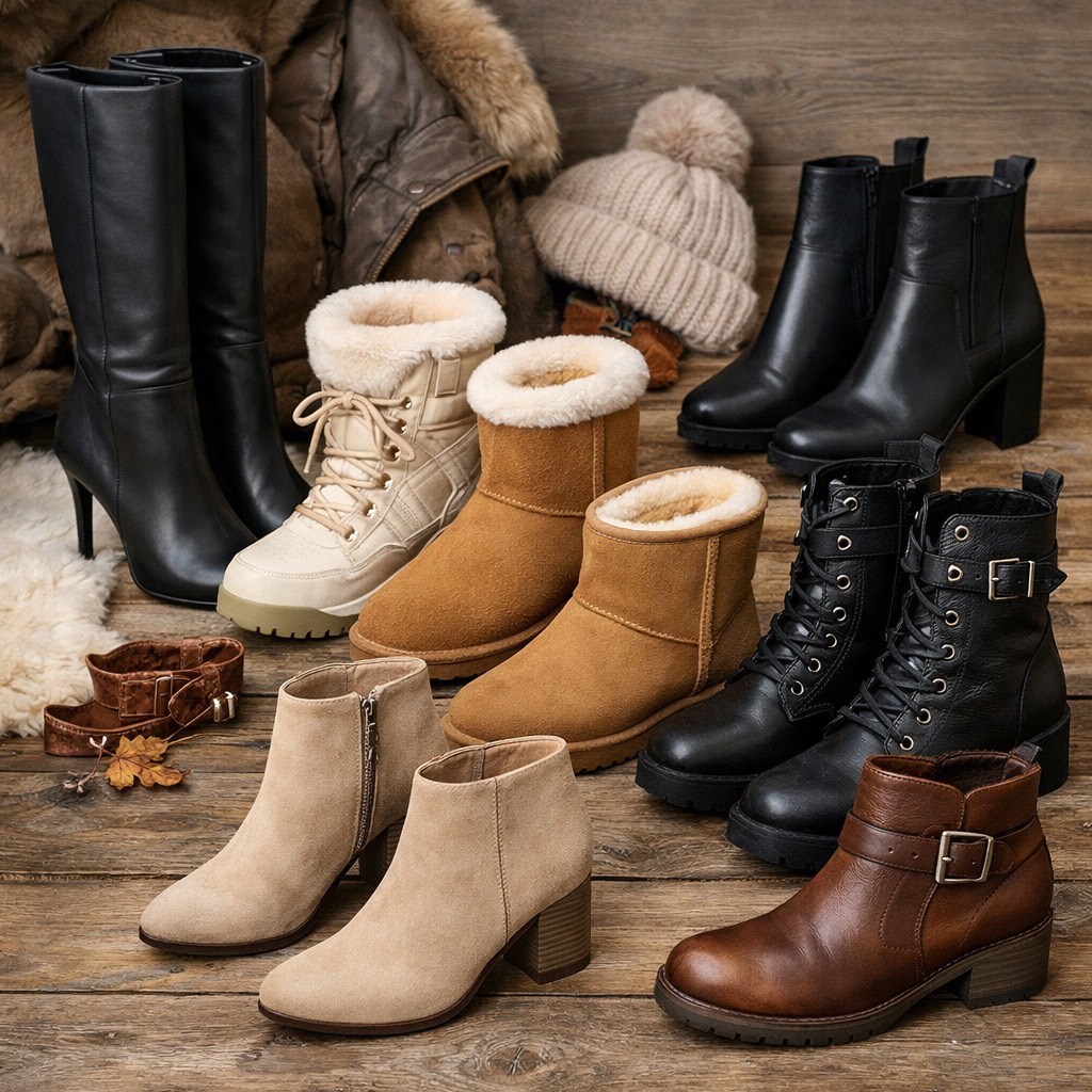 اسم انواع مدل بوت رو یاد بگیر