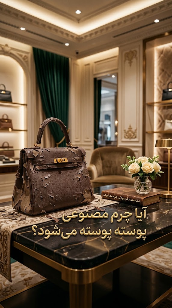 آیا چرم مصنوعی پوسته پوسته می‌شود؟