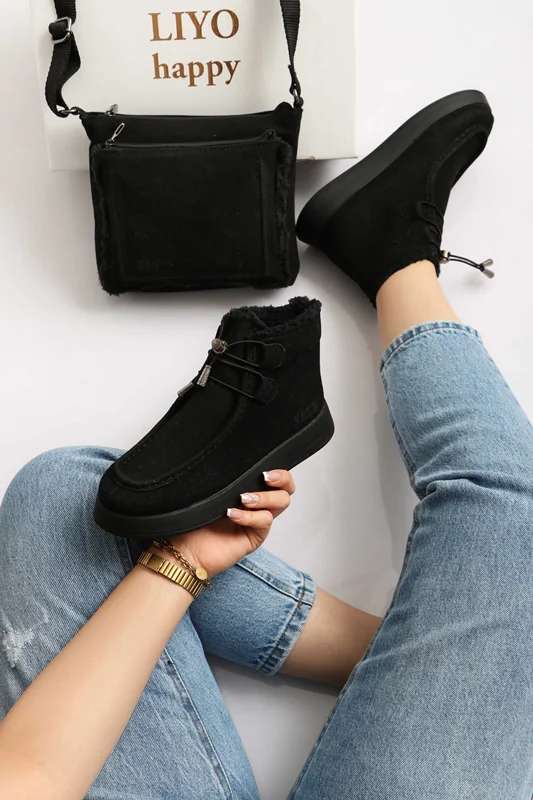 بوت مشکی زنانه