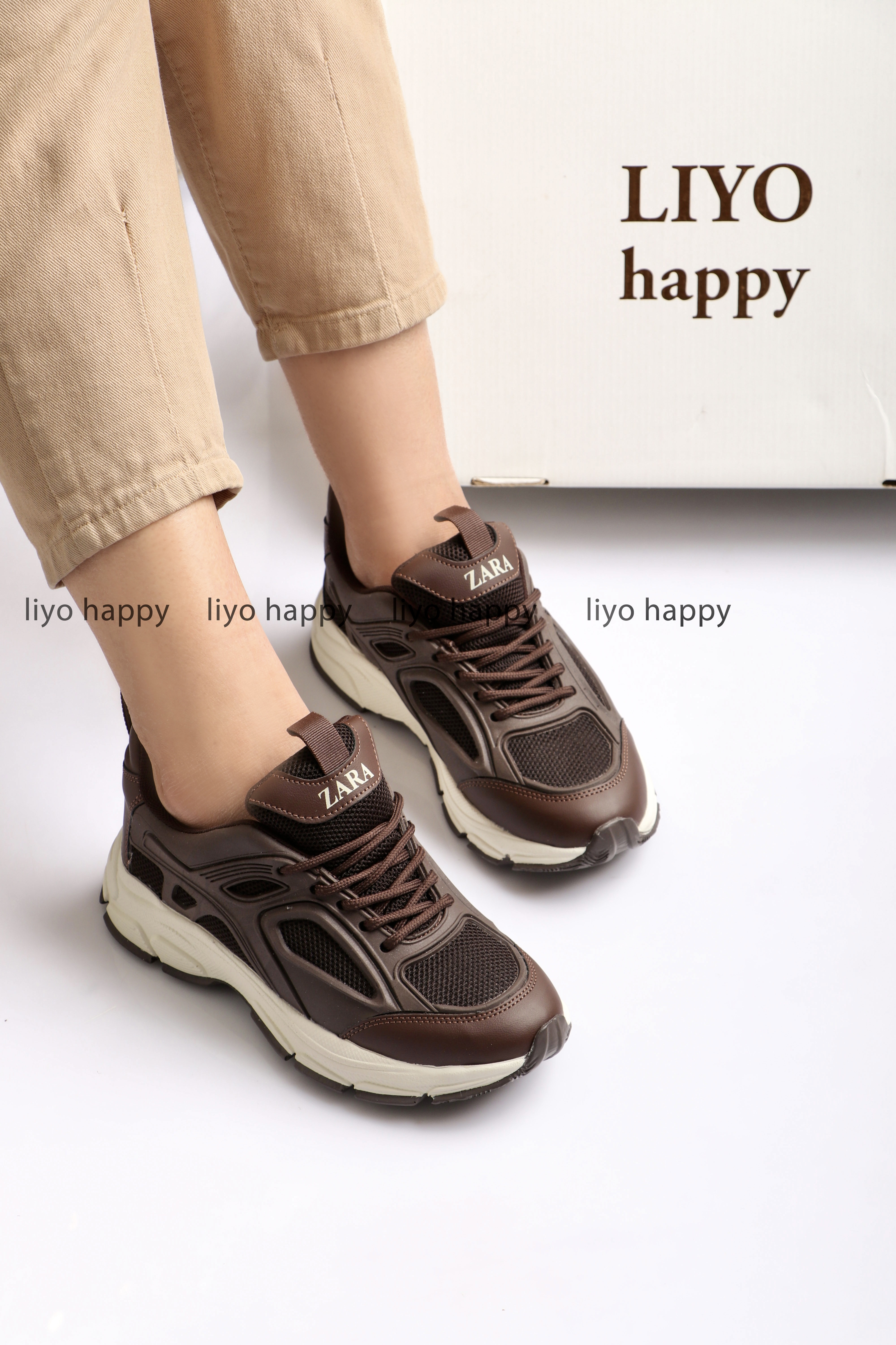 کتونی اسپرت سرمه ای زنانه کد 2772