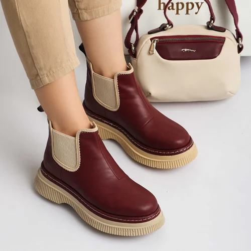 کفش بوت دو کش کد 2240