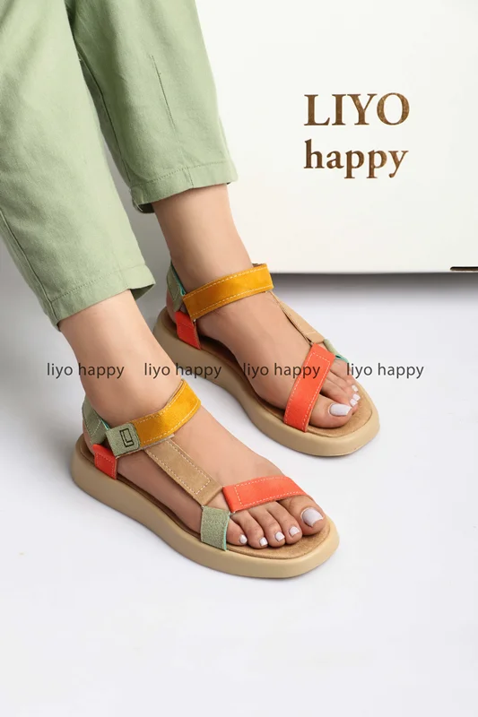 صندل زنانه پاستیلی