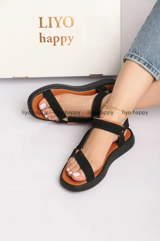 صندل مشکی زنانه و دخترانه