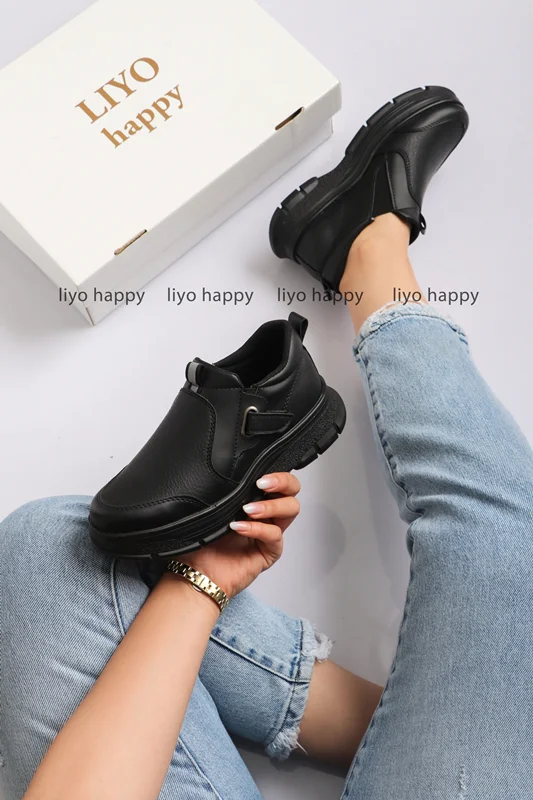 نیم بوت مشکی زنانه