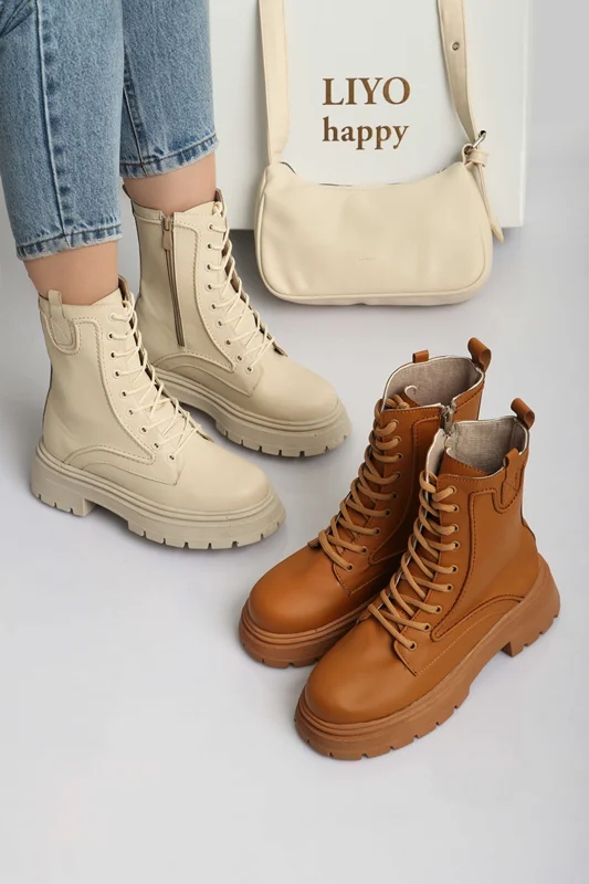 بوت مناسب استایل گرانج و پانک | قیمت بوت زنانه زیپ از بغل | خرید اینترنتی نیم بوت جدید | بوت مشکی برای ست کردن با همه چیز | کفش زمستانی شیک و اسپرت