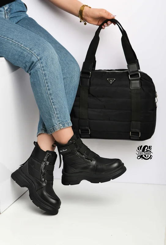 بوت مشکی زنانه