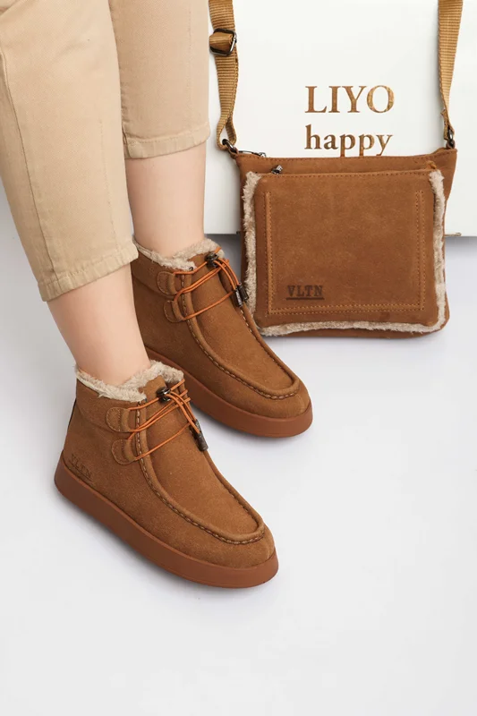 بوت قهوه ای زنانه